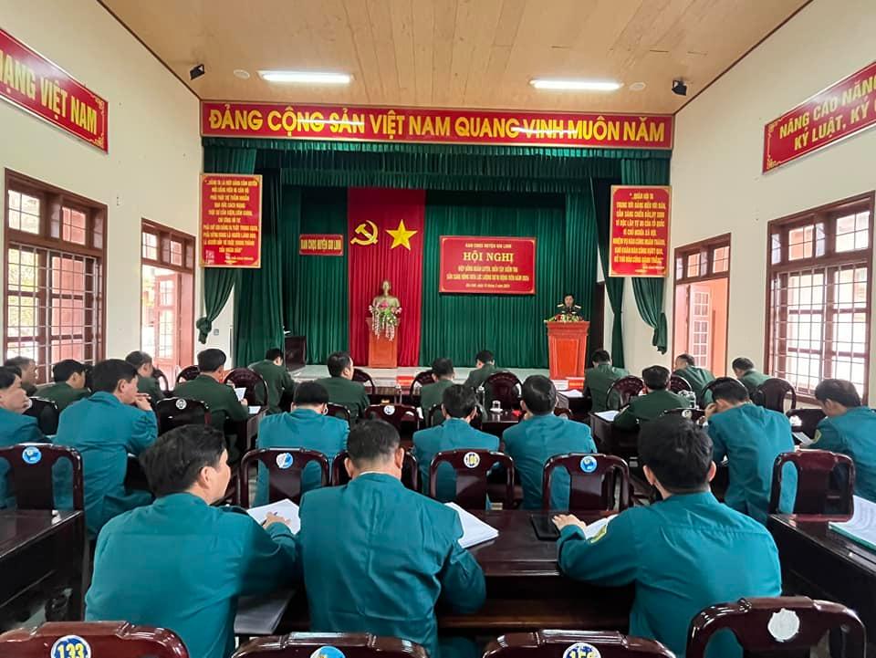 Ban CHQS huyện Gio Linh tổ chức Hội nghị hiệp đồng huấn luyện, diễn tập, kiểm tra sẵn sàng động...